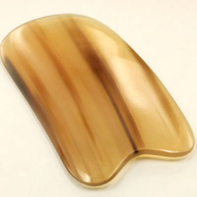 Ролик прочного ровного нефрита Gua Sha каменный для лицевого Massager
